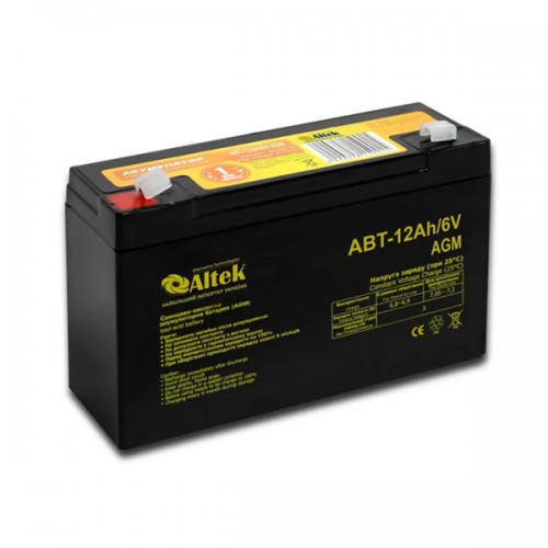 Altek ABT-12Ah/6V AGM