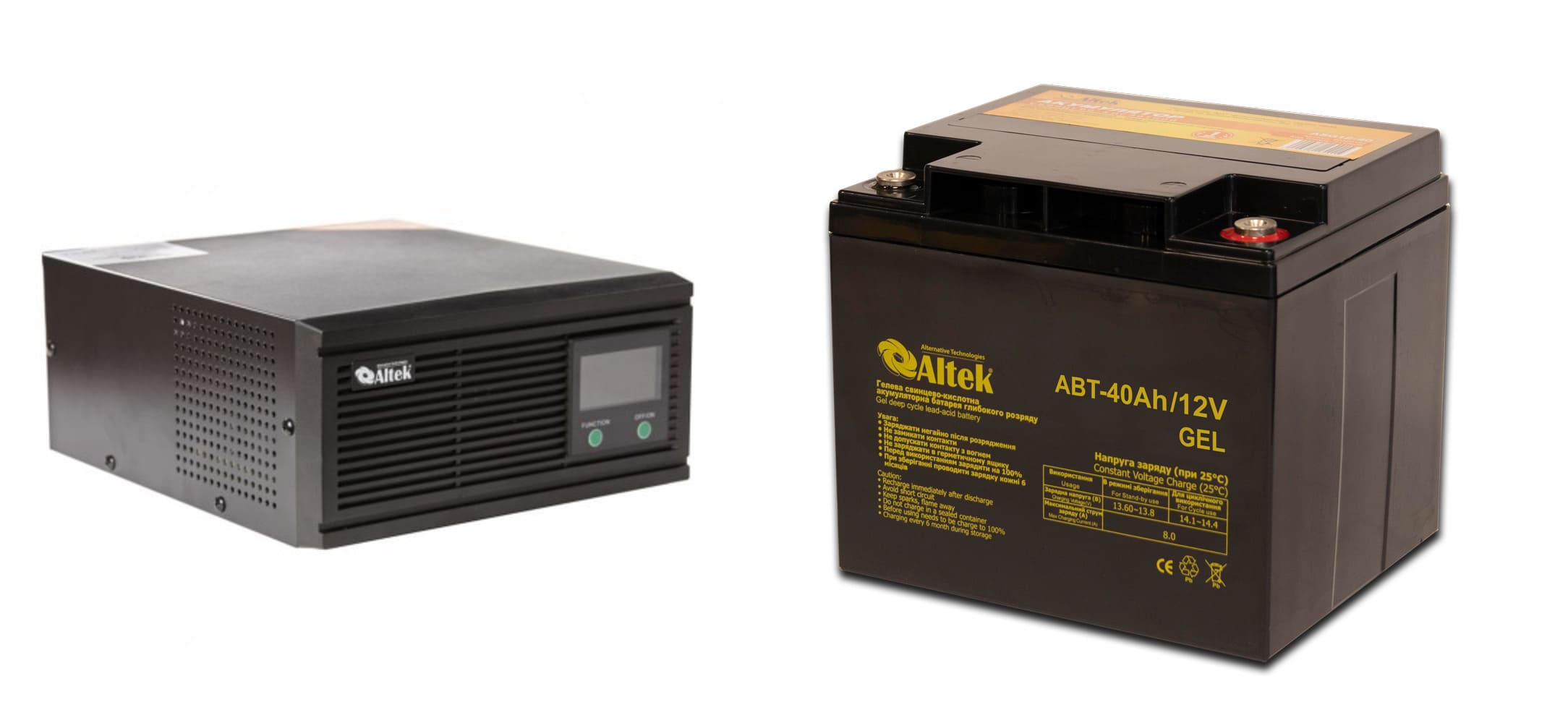 АSK12 500VA/400W DC12V + АКБ ABT-40Аh/12V GEL