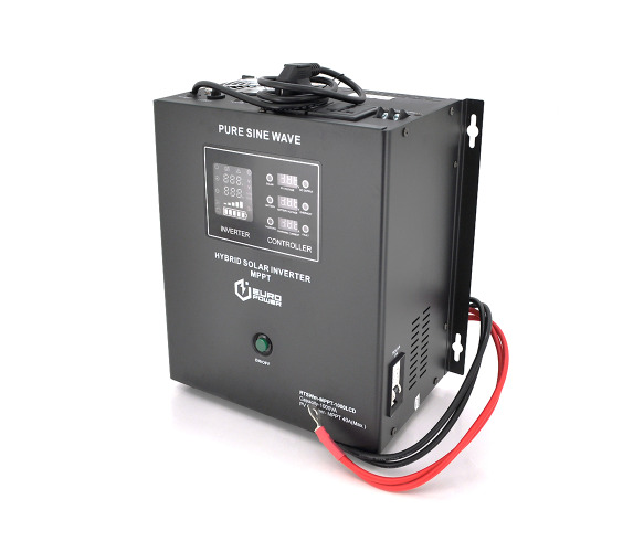 RTSWm-MPPT-1000LCD, 700W, 12V, струм заряду 10A, 140-275V, MPPT (20/40А, 15-75Vdc)