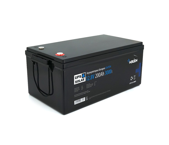 MERLION LFP12-200US LiFePO4 12.8V 200AH, (522x270x225), 3000 циклов