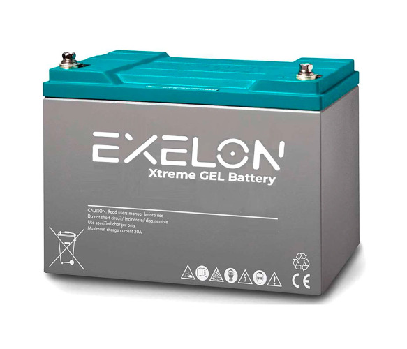 Exelon EXG100-12 100-12 GEL 12V 100 Ah