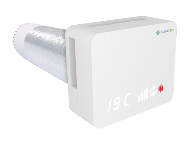 Стеновой рекуператор Climtec Optima 200+ Standard RAL 7047 Телегрей 4 ...