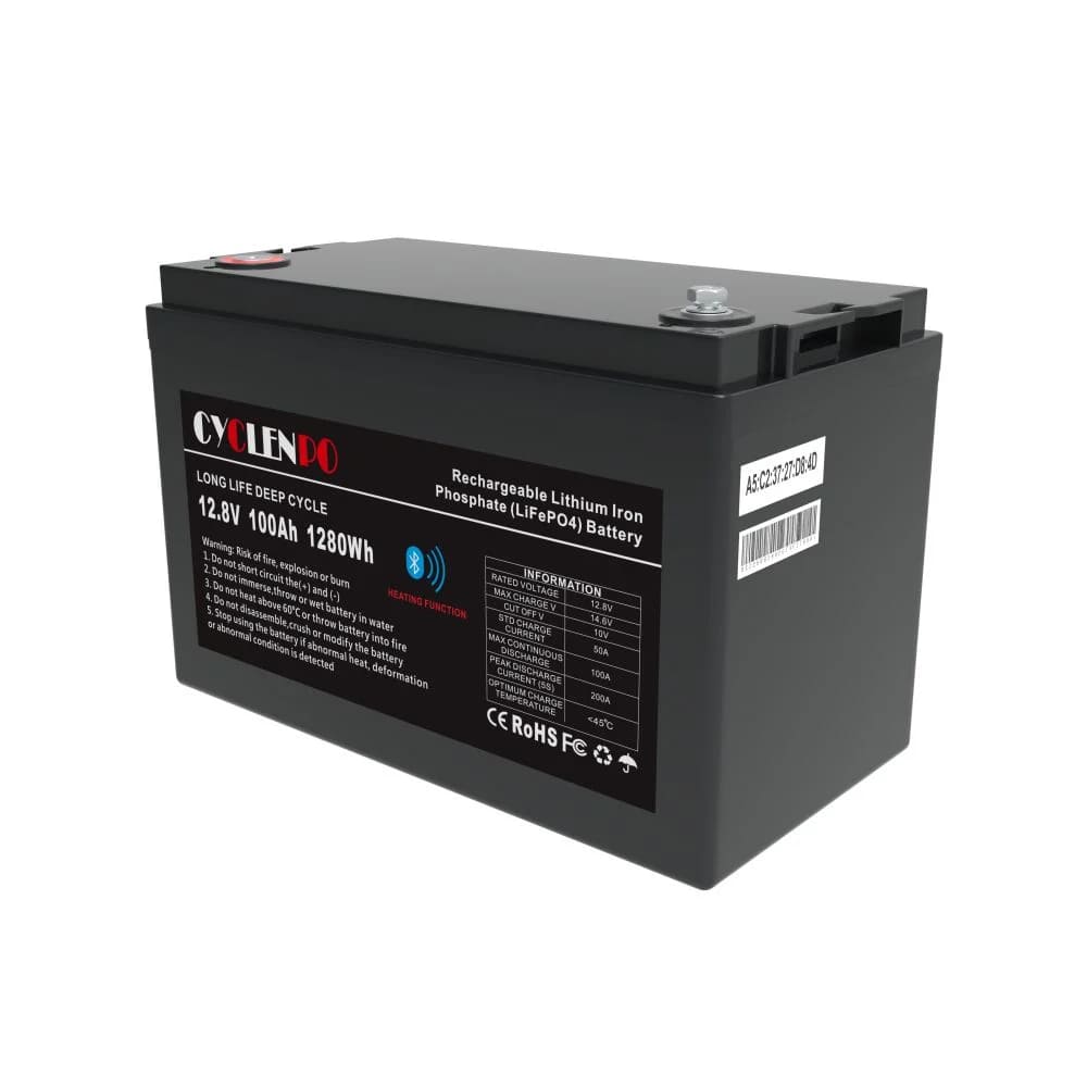 Аккумулятор Cyclen 12.8V 100AH LiFePo4 (підігрів/Bluetooth) (44-00088 ...