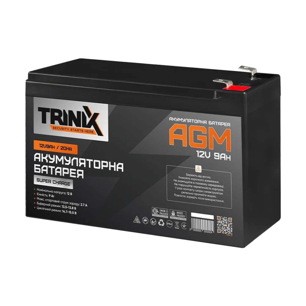 TRINIX 12V9Ah/20Hr (44-00050)