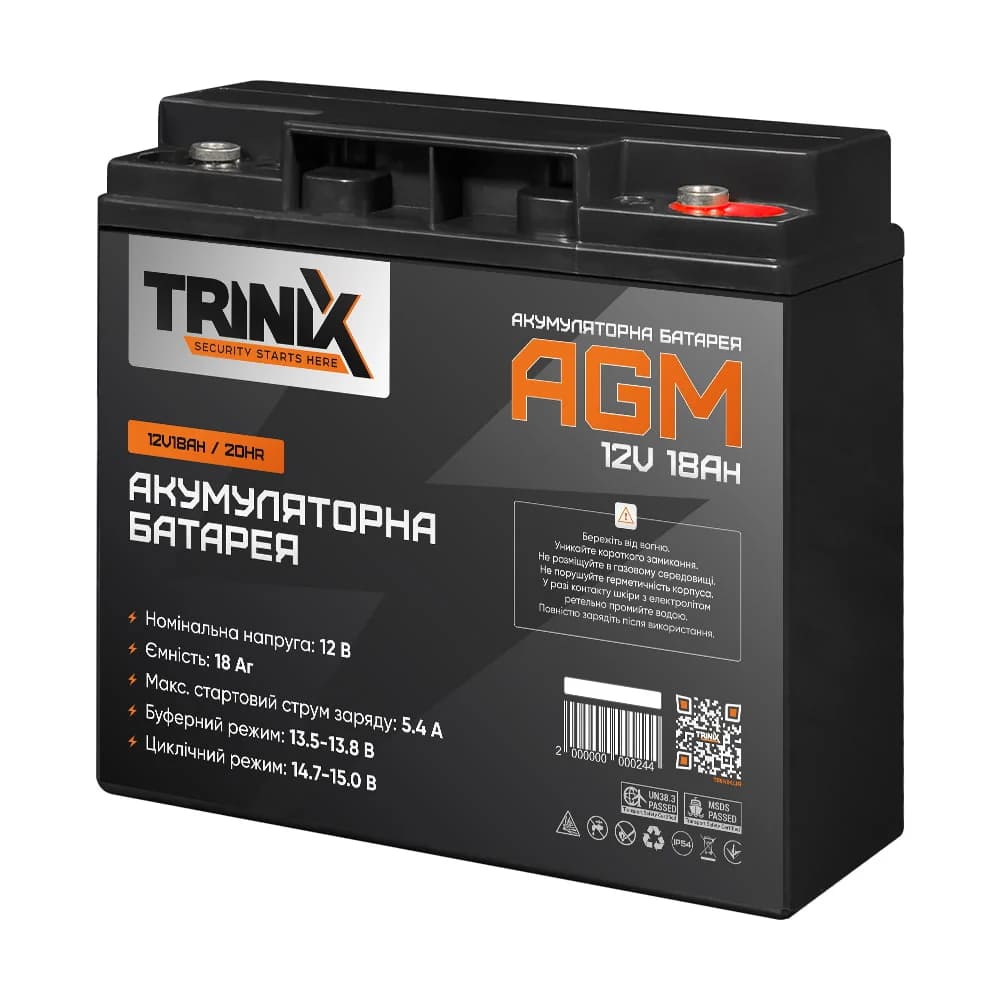 TRINIX 12V18Ah/20Hr (44-00036)