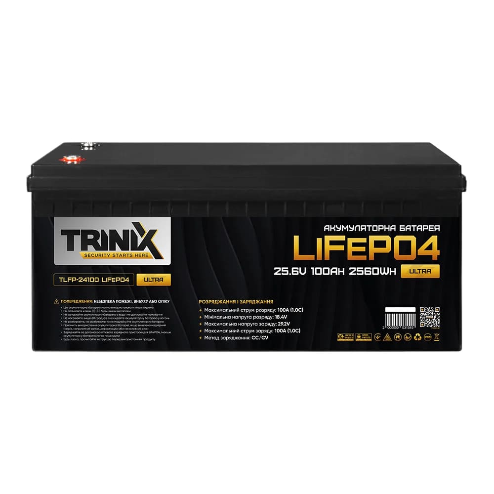 TRINIX 100 Ah 24V TLFP-24100 Ultra LiFePO4 (44-00087)