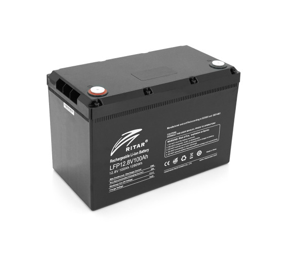RITAR R-LFP 12.8V 100Ah LiFePO4 12,8V 100Ah 1280Wh
