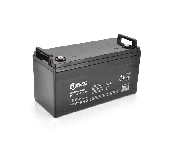 EUROPOWER EP12-100M8 12 V 100 Ah (329 х 172 х 218) Black Q1