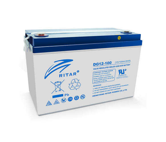 DG12-100, Gray Case, 12V 100.0Ah ( 328 х 172 х 215 (220) ) Q1/36