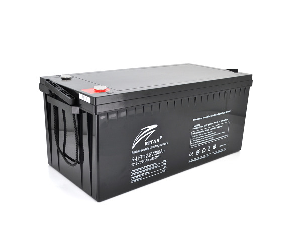 RITAR R-LFP 12.8V 200Ah 2560Wh ( 522 х 240 х 219 (224) ) Q1