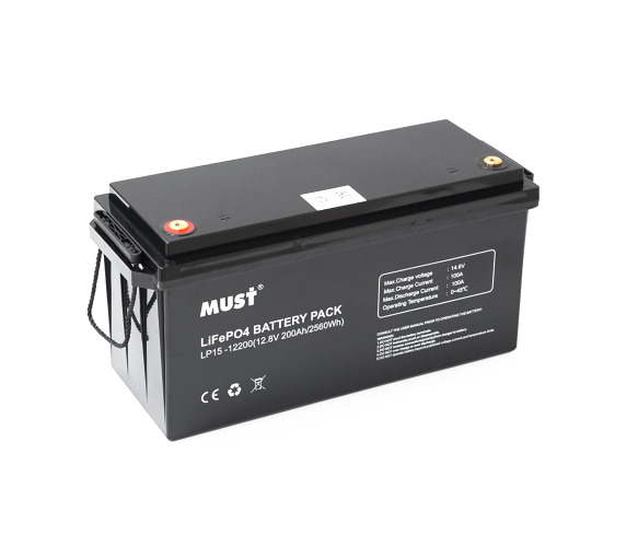 LP15-12200 BT (4S 12V/200Ah Dis/Ch: 100A/100A)