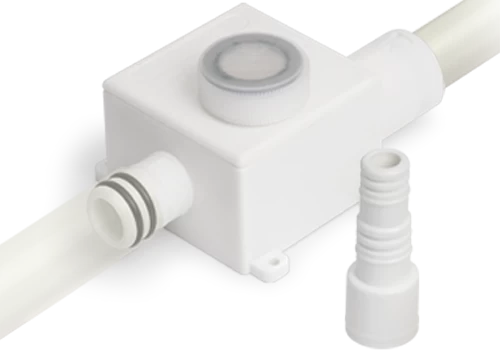 Сифон водяний з кришкою для ревізії 0026 SI