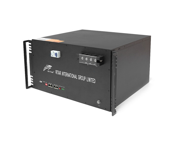 RITAR R-LFP 51.2V 150Ah LiFePO4 51.2V 150Ah 7680Wh BMS100A@16S для монтажу у стійку ( 442 x400 х 260) Q1