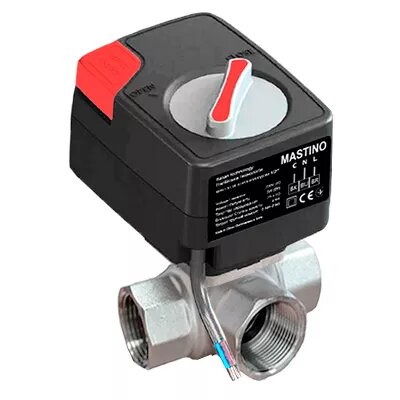 Кран з електроприводом Mastino PRO (триходовий) 220В 1"