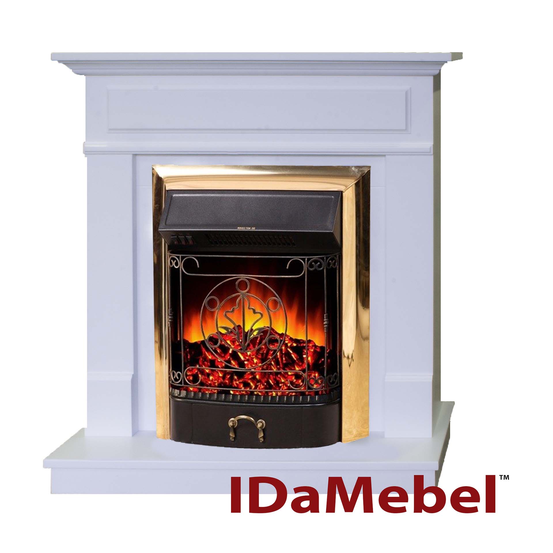 IDaMebel Каминокомплект IDaMebel Michelle Gold