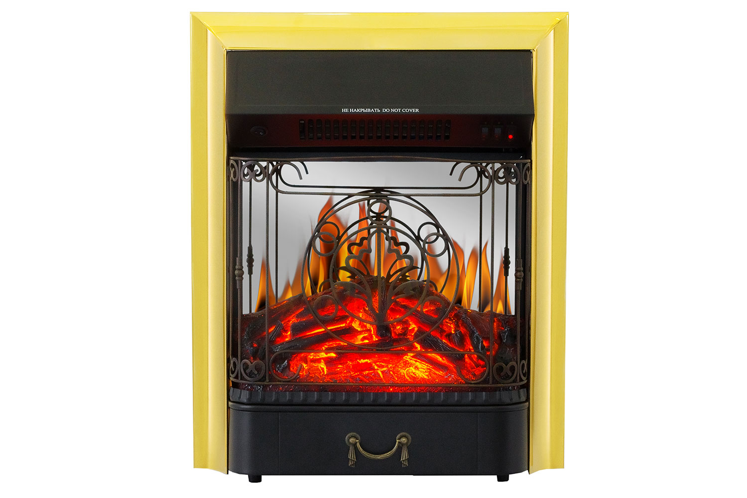 Електрокамін з обігрівом Royal Flame Majestic FX M Brass зі звуком