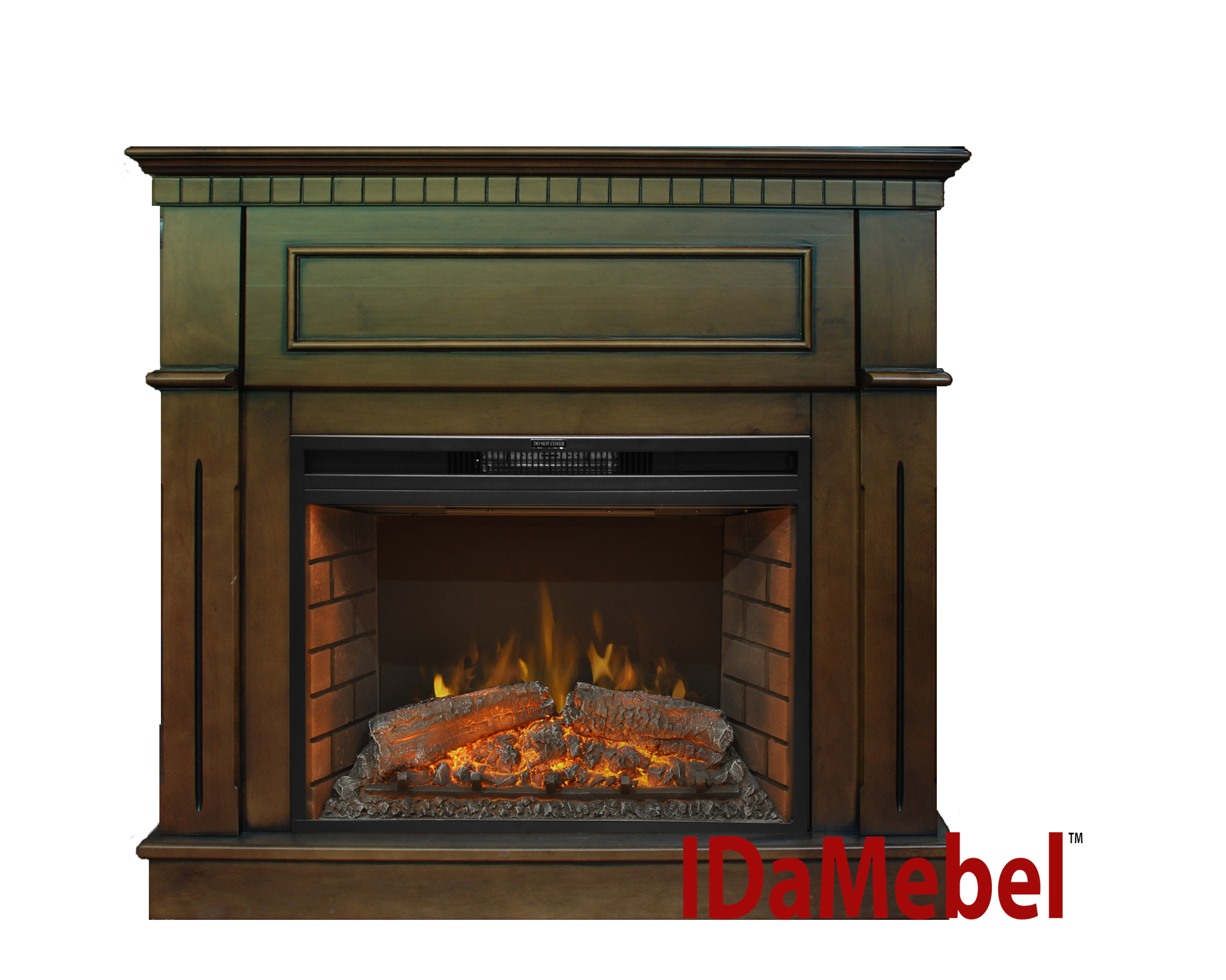 IDaMebel Каминокомплект IDaMebel Sorrento ольха Goodfire 26