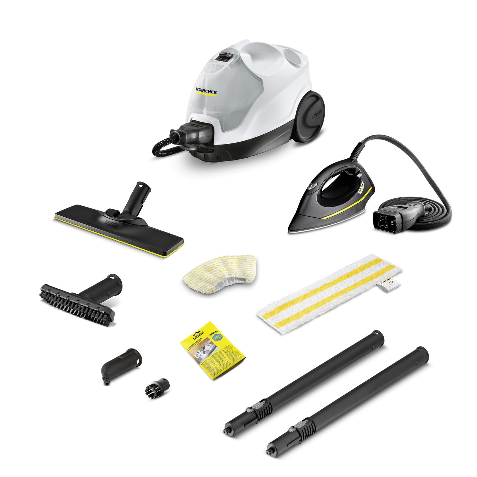 SC 4 EasyFix Iron, 2000Вт, 800мл, 3.5Бар, праска в компл, біло-чорний (1.512-631.0)