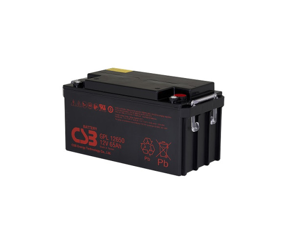 CSB GPL12650, 12V 65Ah (350х166х174мм)