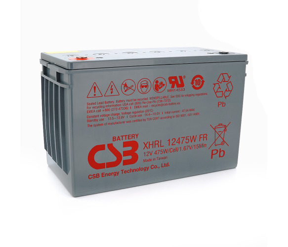 CSB XHRL12475WFR, 12V 118.8Ah
