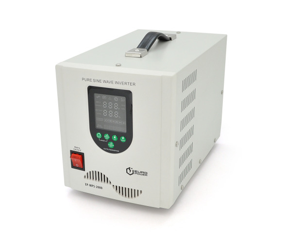 EUROPOWER EP-MPS-2000/24 (1400 Вт) 5/10/15/20А, під зовнішню АКБ 24В (AGM/GEL/LFP)