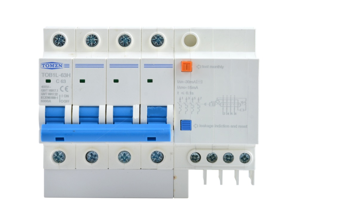 TOB1L-63H-4P-63A (RCBO 4P С=63А, IΔn = 30 мА)