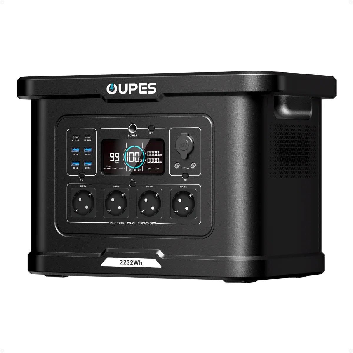 S024 (2400W/2232Wh, LiFePO4, fast charge)