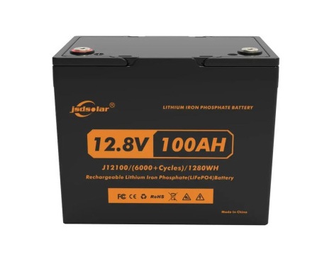 JSDS JSDS12100 LiFePO4 12100 12,8V 100Ah, 1,28kWh, BMS50A@4S, 6000 cycles, 260x168x215, 10kg