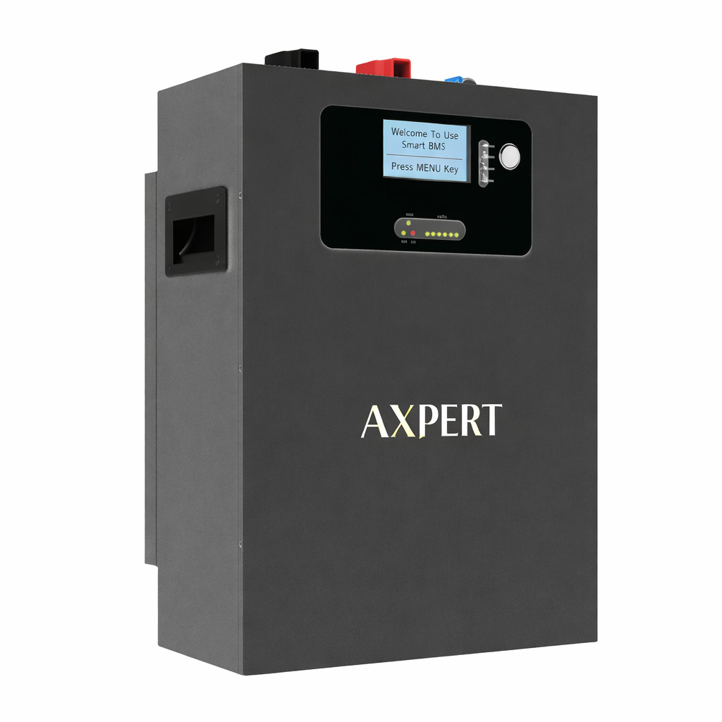 AXPERT256100 LiFePO4 25.6V 100Ah, 2,56kWh, BMS100A, CAN2.0/RS232/RS485, 6000 cycles