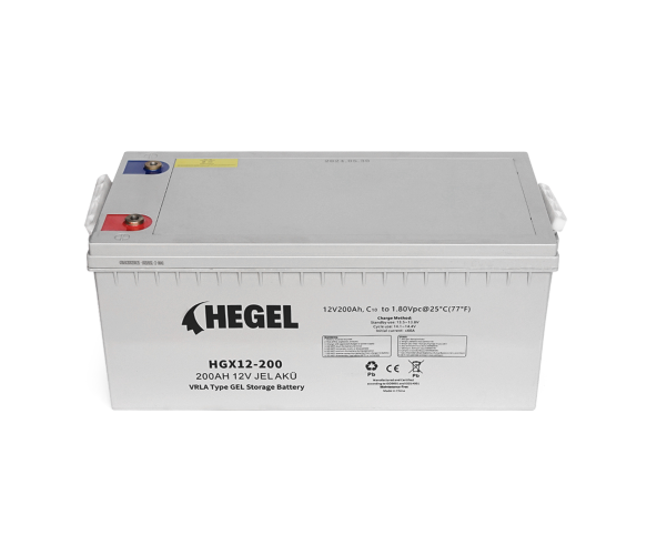 HEGEL 6-CNFJ-200 GEL 200-12 12V 200Ah (522 x 238 x 223mm)