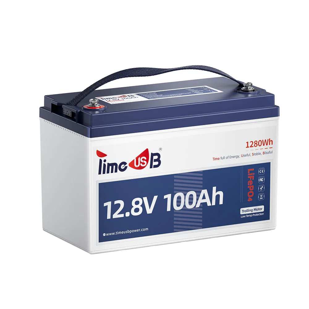 Timeusb 12.8V 100Ah Low-Temp, 1280Wh, BMS 100A (Timeusb-12.8V100Ah-LT)
