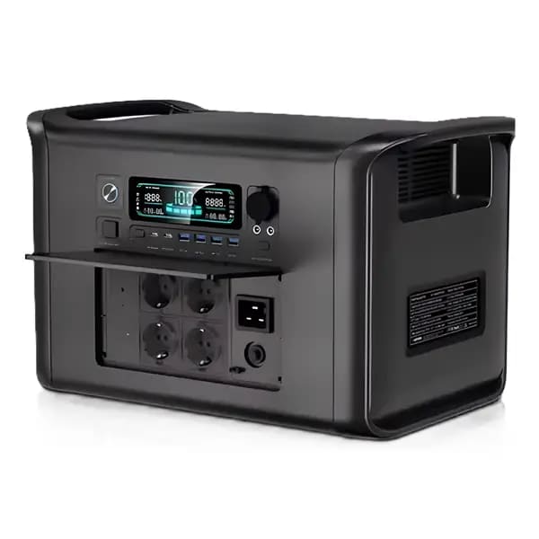 CTOLITY AP2000 APP Control, 2400W, 2048Wh LiFePO4, MPPT 600W max, DC12V-5A, XT60-12V-30A, 4хAC 220, 4xUSB-18W, 2хUSB-C(100W), wireless 15W, Fast charge 120min