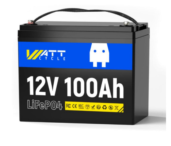 WattCycle WT12V100AH10 12,8V 100Ah, 1,28kWh, BMS50A@4S, 6000 cycles