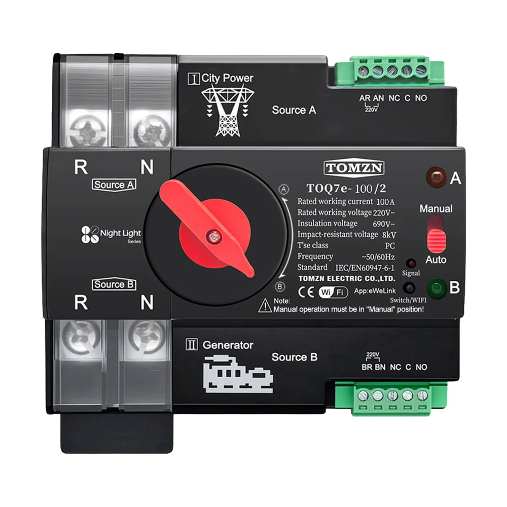 TOQ7e-100/2P 100A 2 полюси (51-00119)