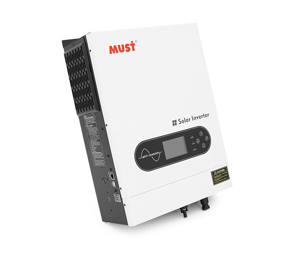 Must PV18-6248ECO. 6200W, 48V, струм заряду 100A, 170-280V, MPPT (100А, 120-450 Vdc), 428x318x140