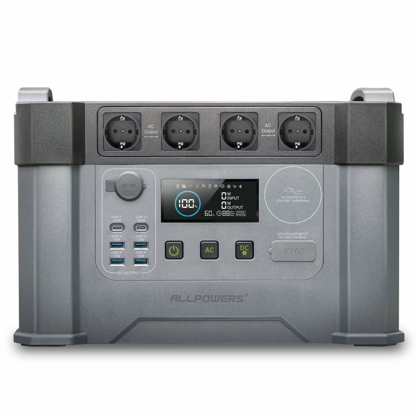 Allpowers S2000 Pro APP Control, Wi-Fi, Bluetooth, 2400W, 1451Wh